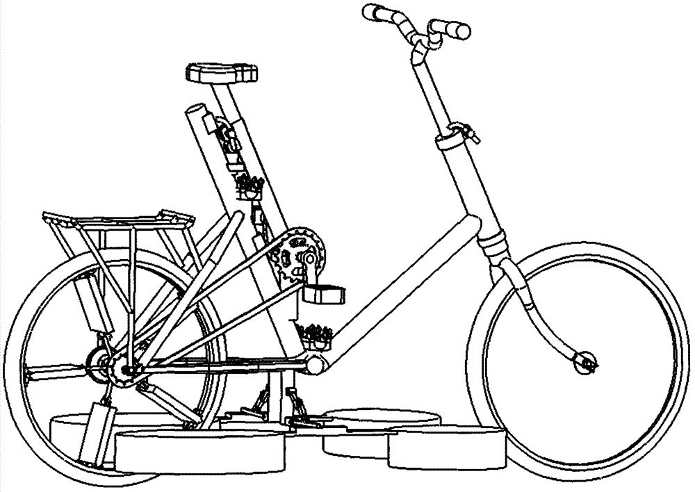 Amphibian bicycle