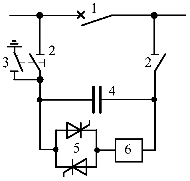 Series capacitor compensation device for power distribution network