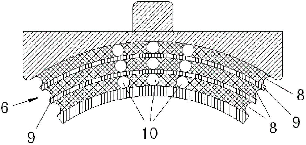 Jib-type axle box positioning device for bogie