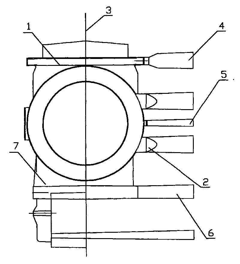 Method for producing voltage-bearing aluminum alloy tank body of ultra-high voltage switch by V-process