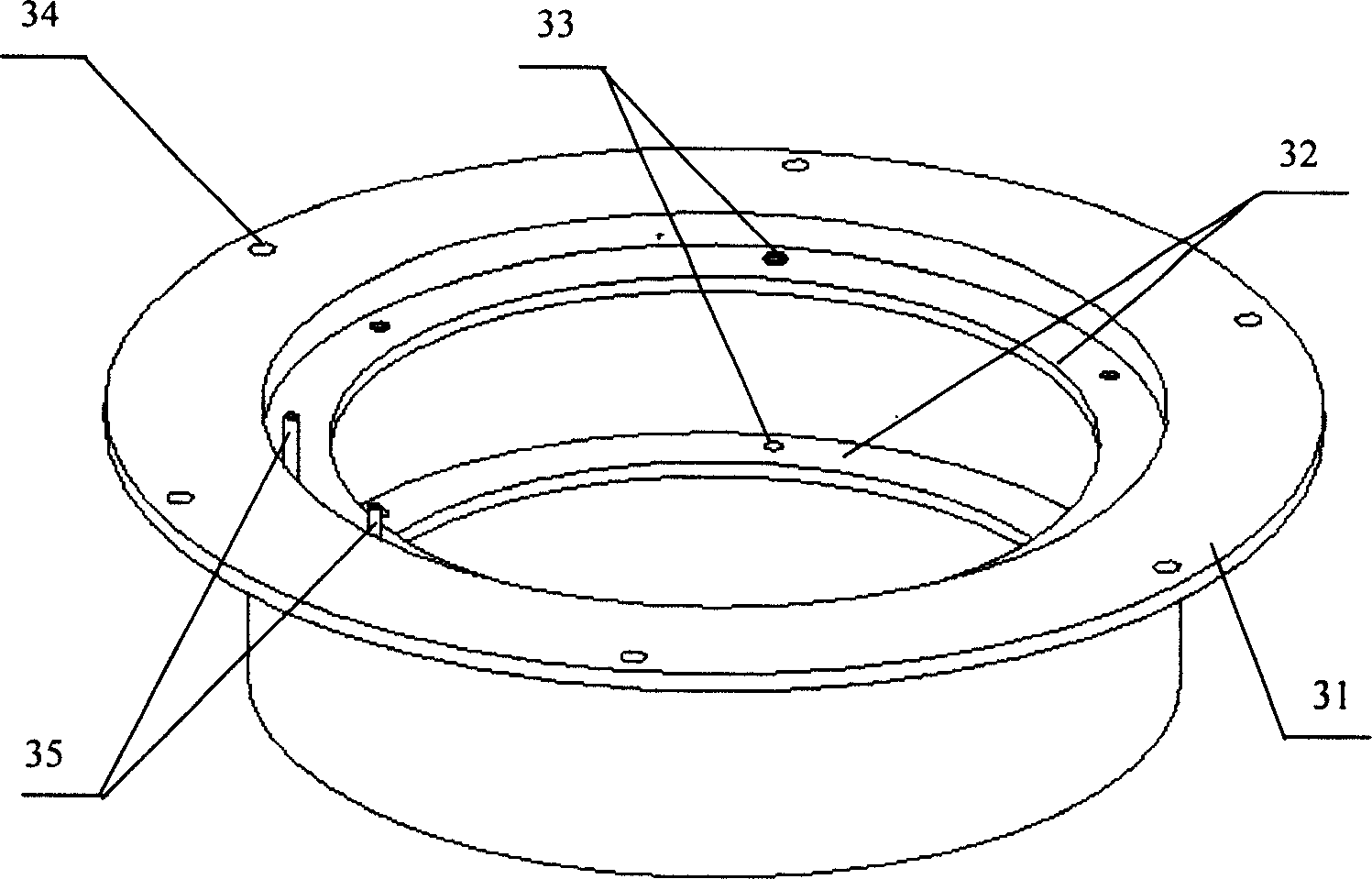 Disassembling C type arm alignment target