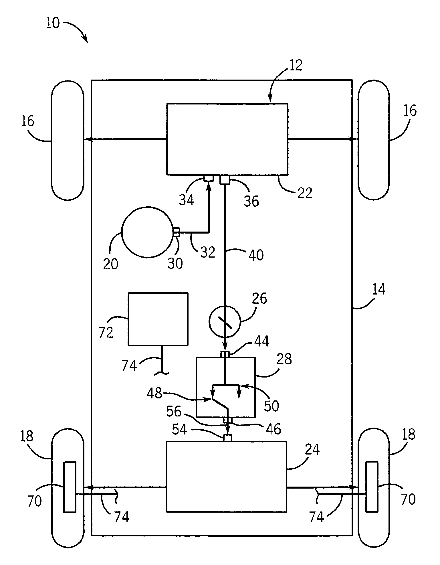 Vehicle steering system having a rear steering control mechanism