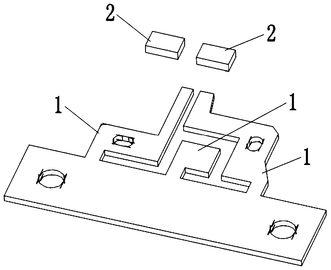 Electronic element, plastic coating technology of microswitch with resistor and microswitch with resistor