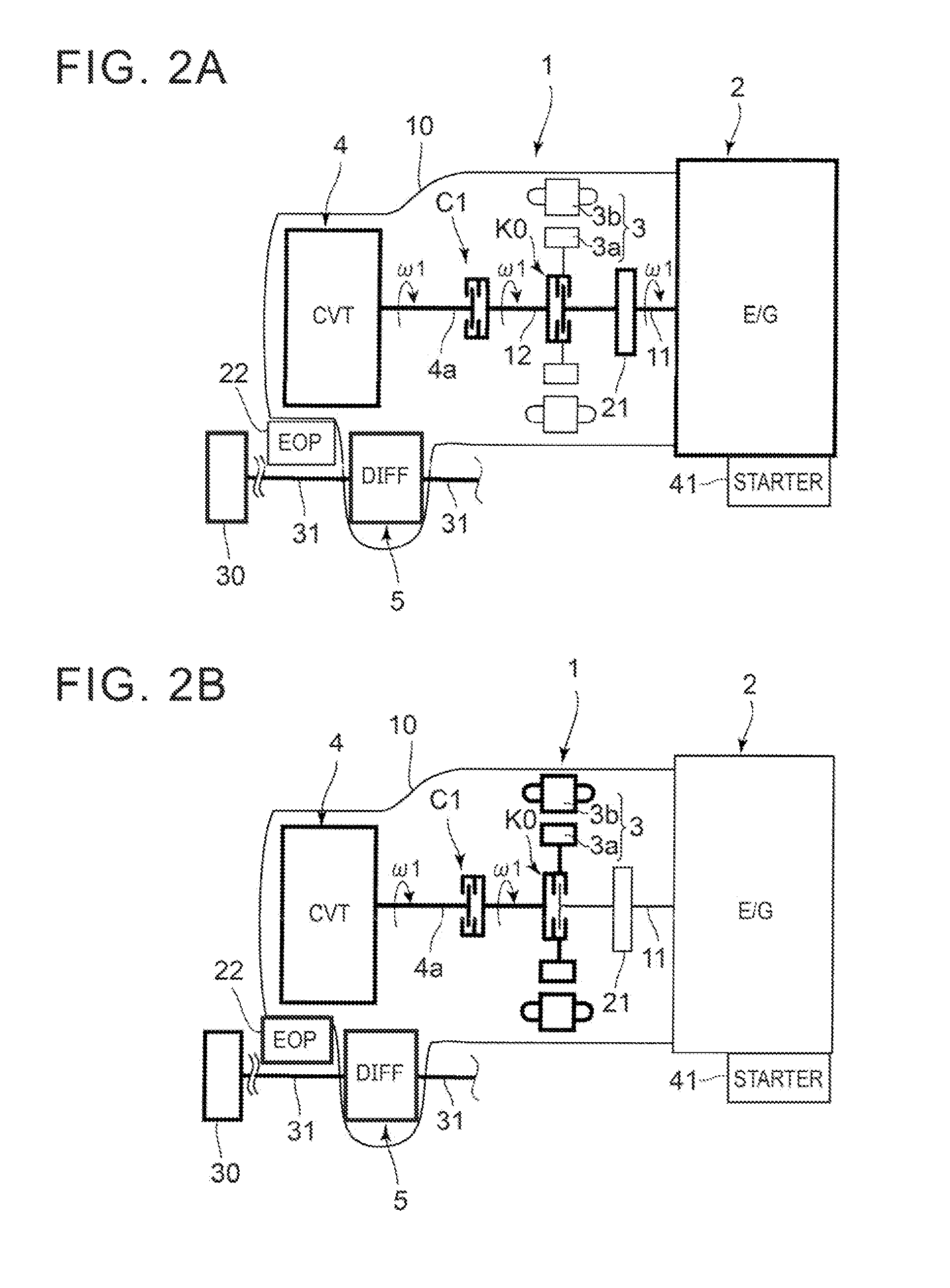 Hybrid drive device