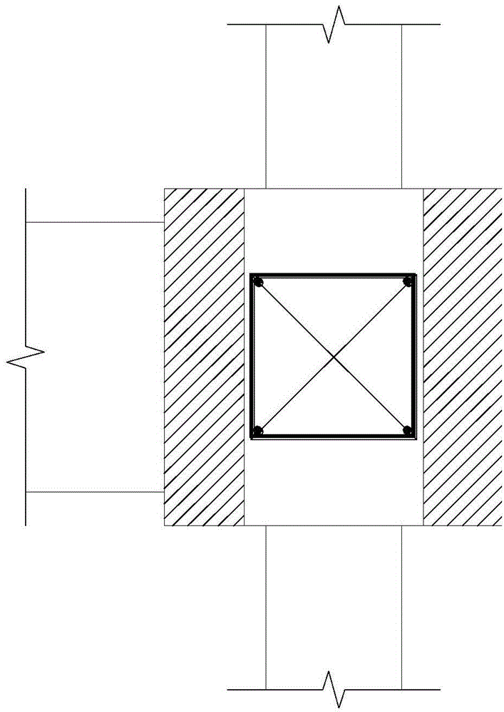 Hinging joint structure of large-span prestressed concrete framed girder