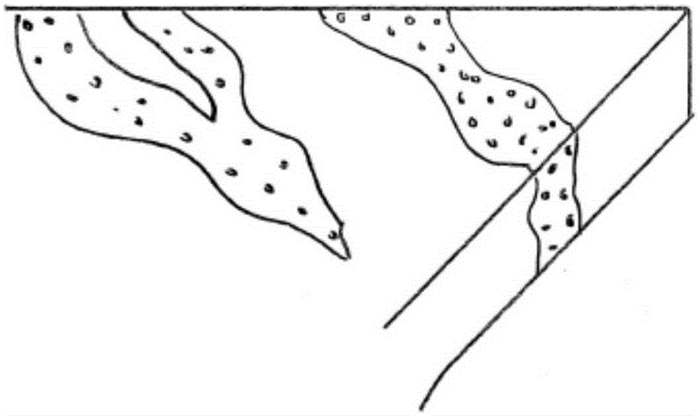 Artificial stone tile and/or slabs having veins made by strati of different masses