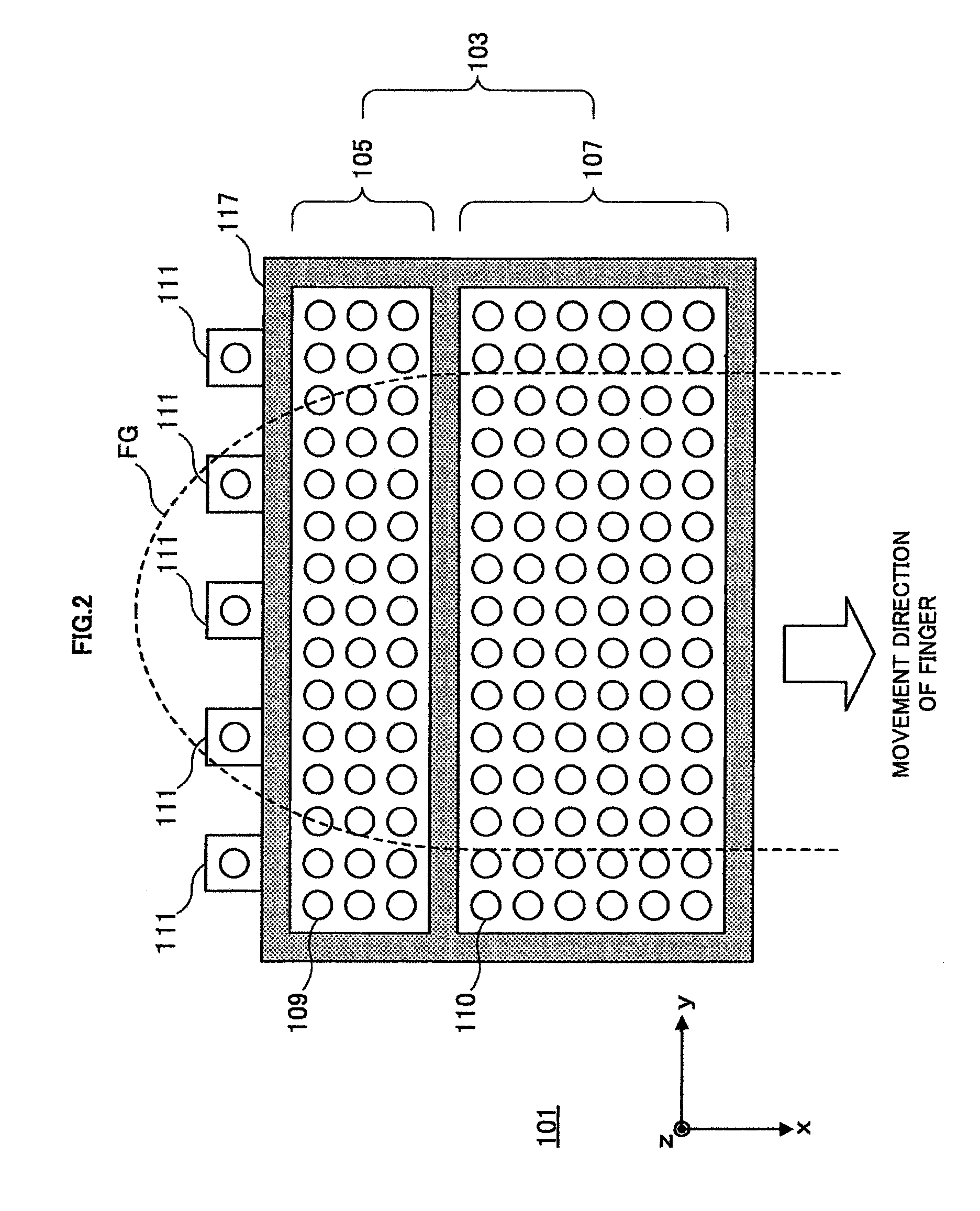 Vein authentication device and vein authentication method