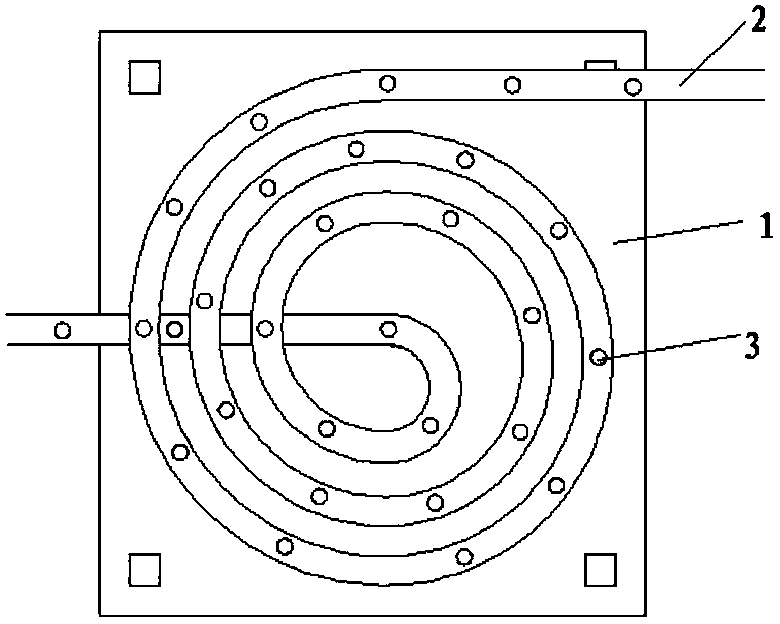 Material conveying device for chip mounter