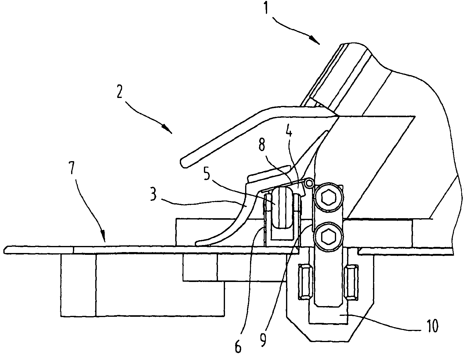 Sliding door for a vehicle