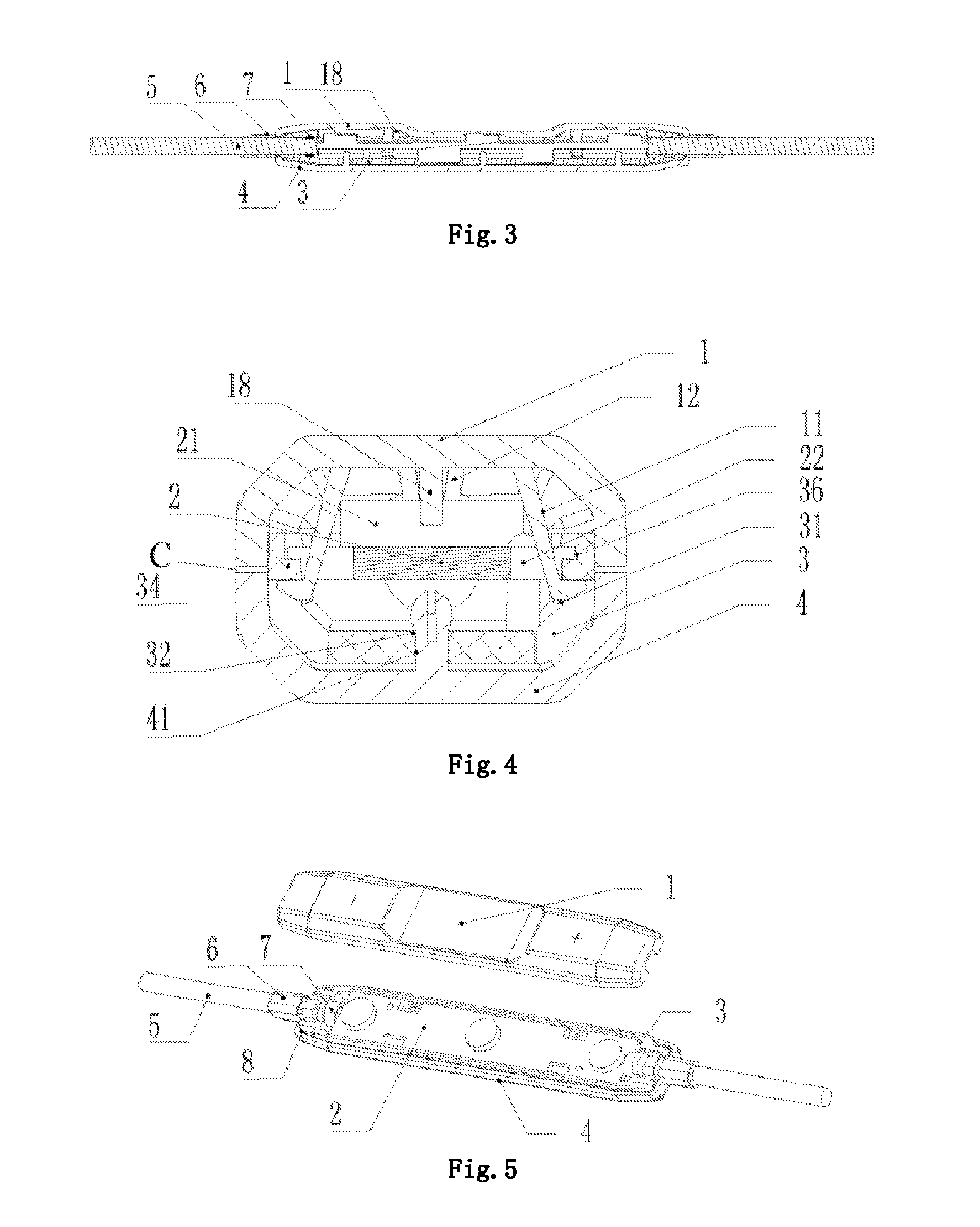 Line control device of earphone