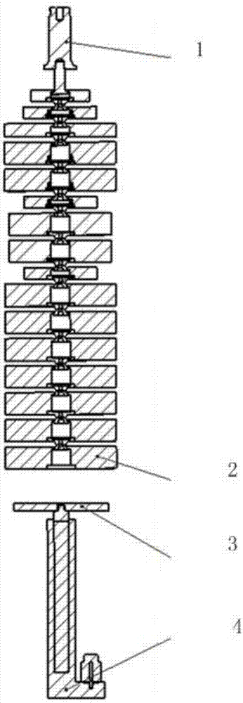 Automatic counterweight loading control device for electronic steelyard detector