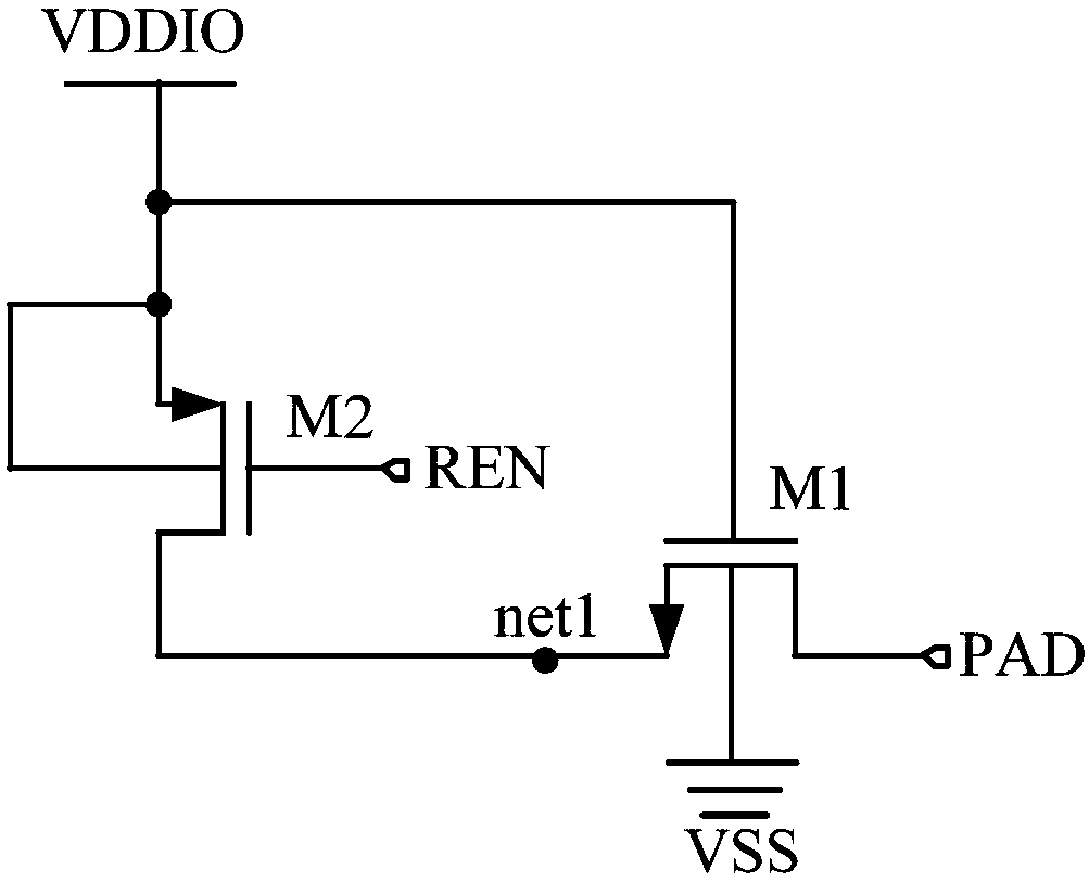 Pull-up circuit for IO circuit