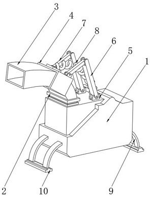 Multi-type waste chopping and separating device for archives