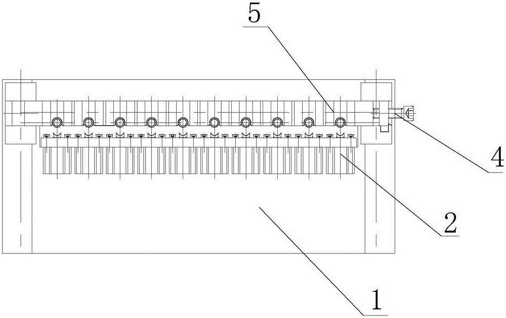 Welding clamp for scaffold inclined levers