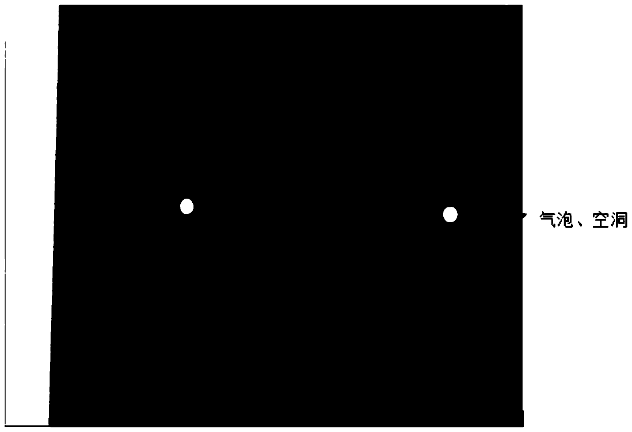 Process for reducing soldering hole rate of soldered printed board by adopting polytetrafluoroethylene block