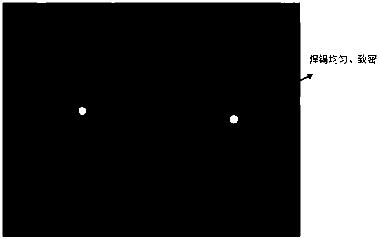 Process for reducing soldering hole rate of soldered printed board by adopting polytetrafluoroethylene block