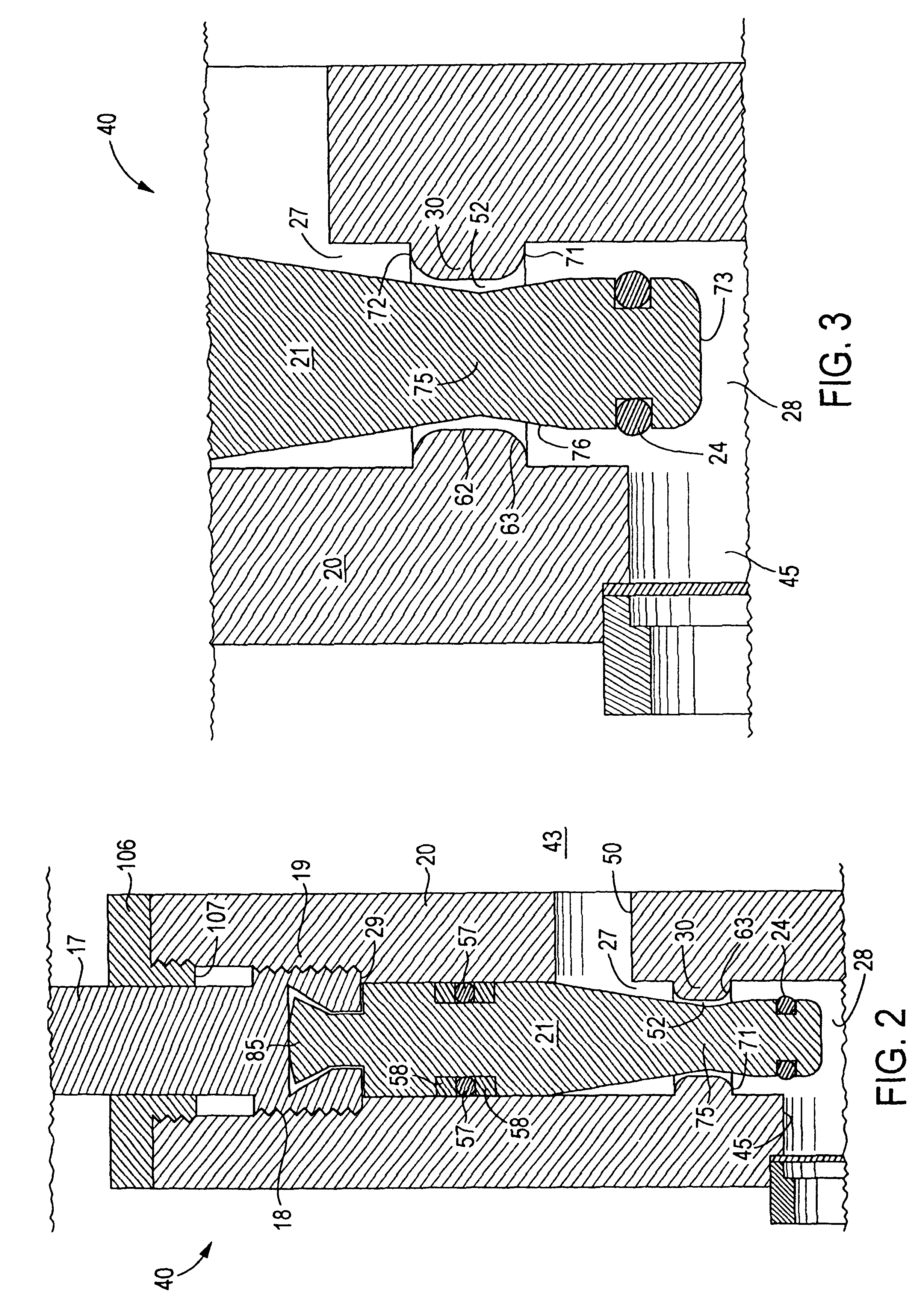 Cylinder valve and bayonet check-filter with excess-flow protection feature