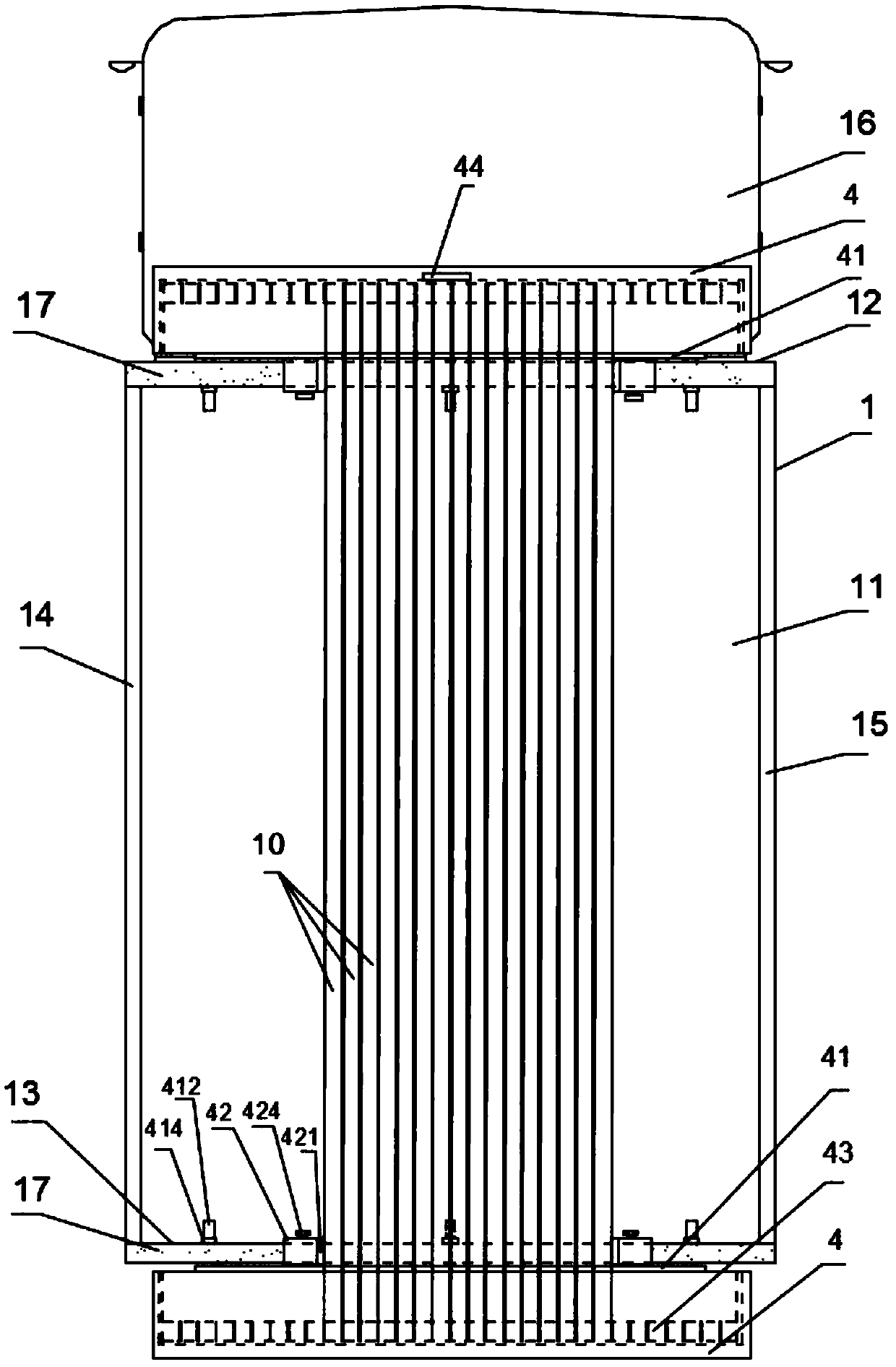 Steel pipe transport truck