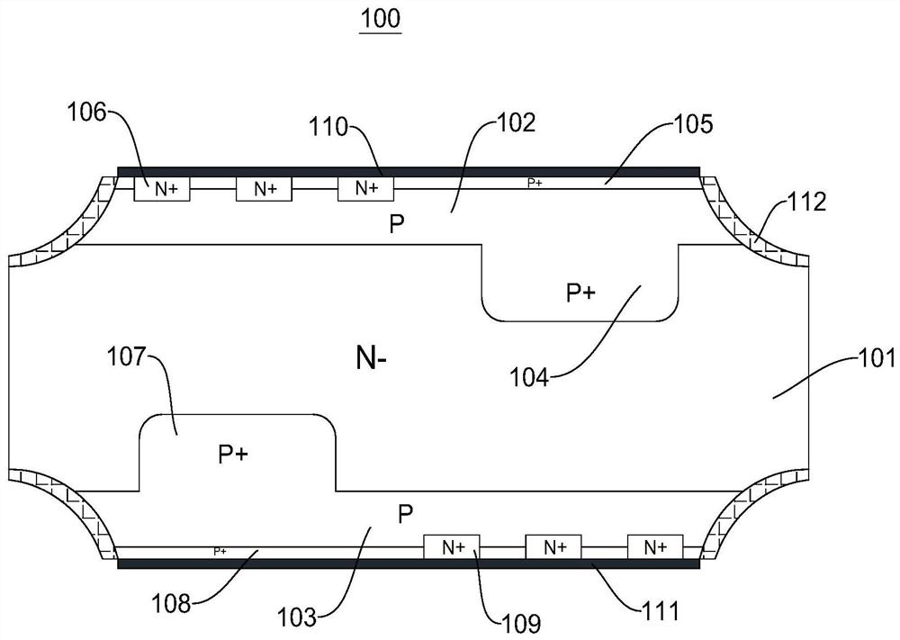 Semiconductor discharge tube and manufacturing method thereof