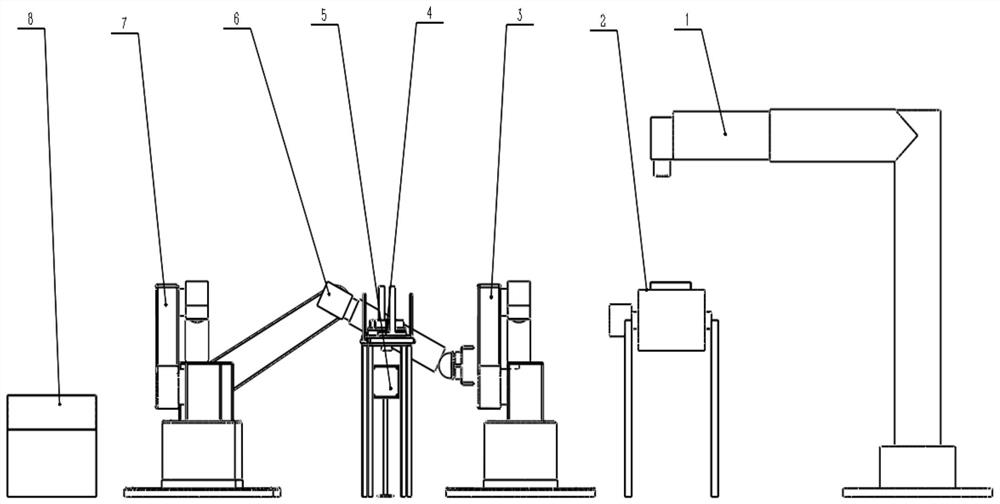 A portable medicine box packing transport and unpacking and stacking device