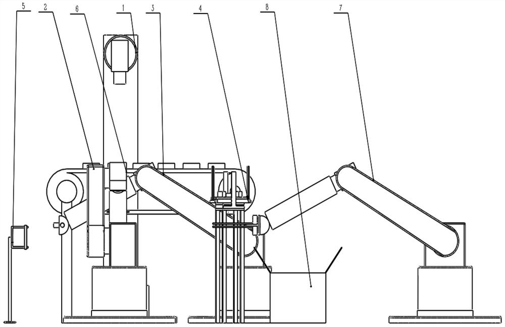 A portable medicine box packing transport and unpacking and stacking device