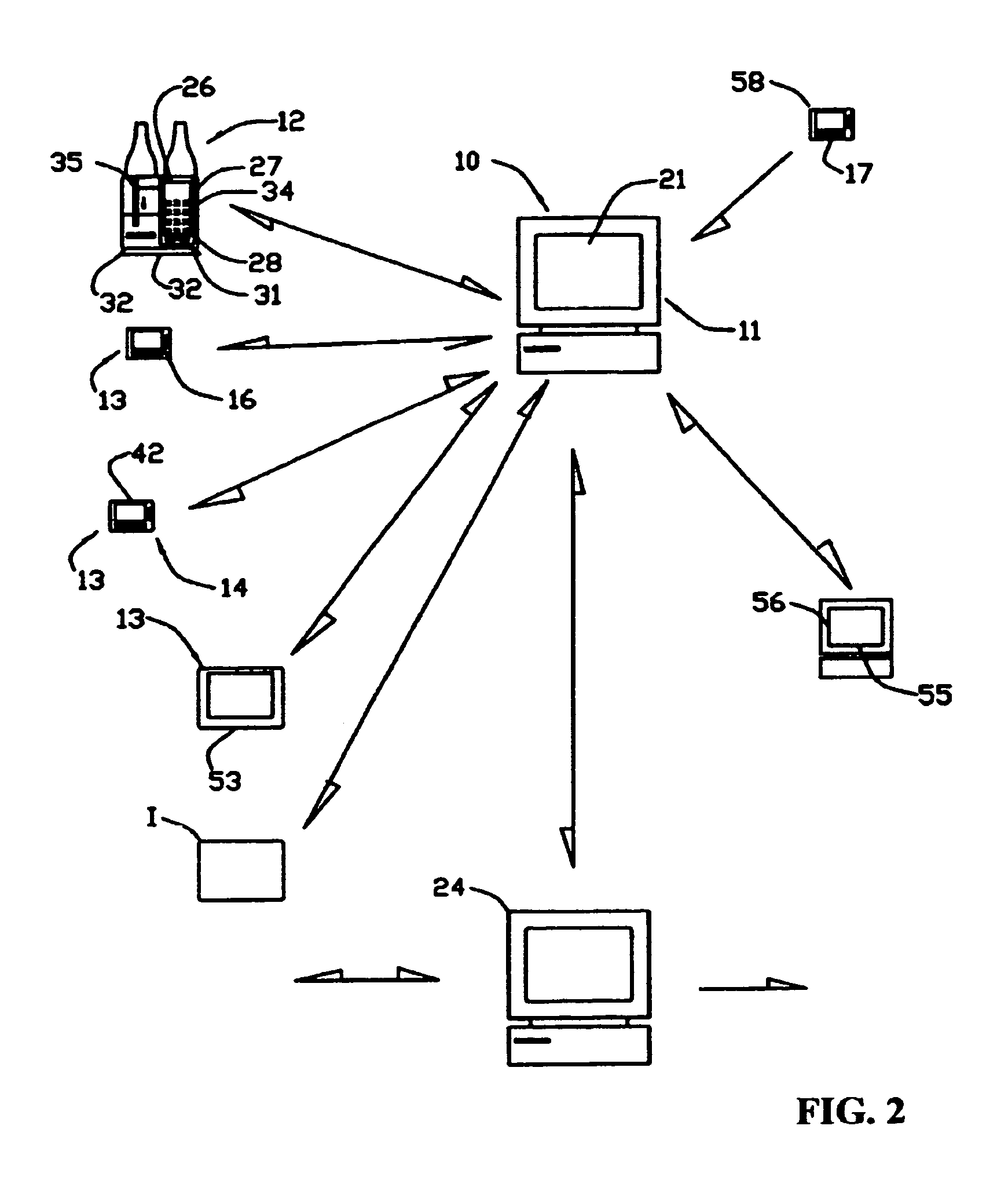 Computer integrated communication system for restaurants