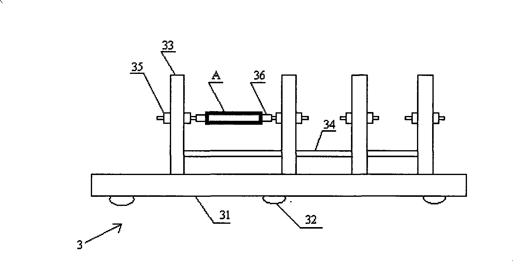 Weave type artificial blood vessel fatigue performance bionic test device and its test method