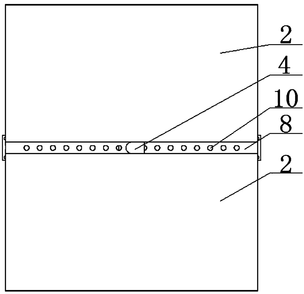 Sun shading and rain blocking shed with self-sweeping function