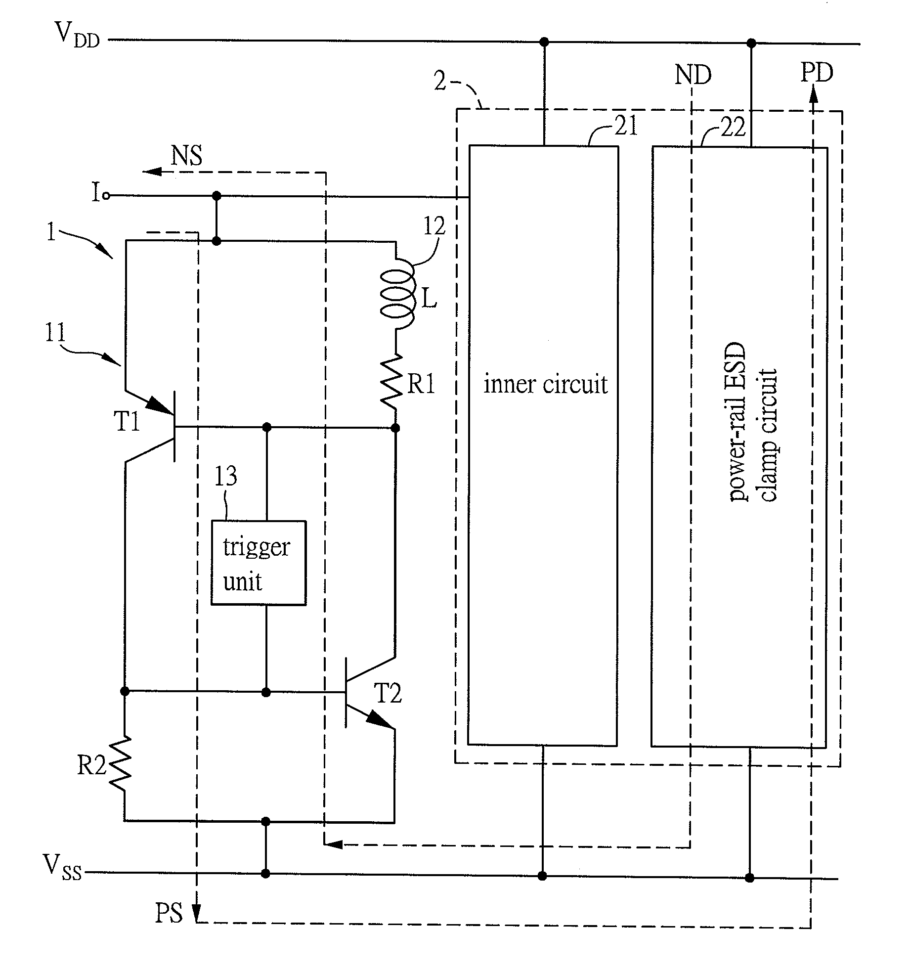 ESD protection circuit and integrated circuit