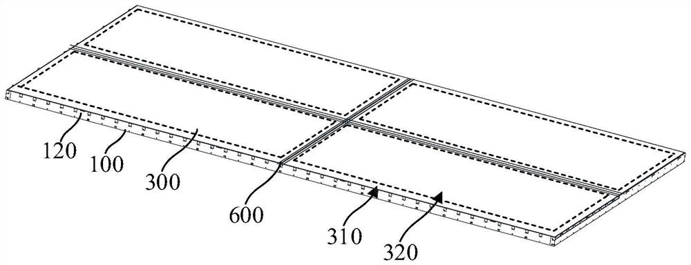 Spliced display screen