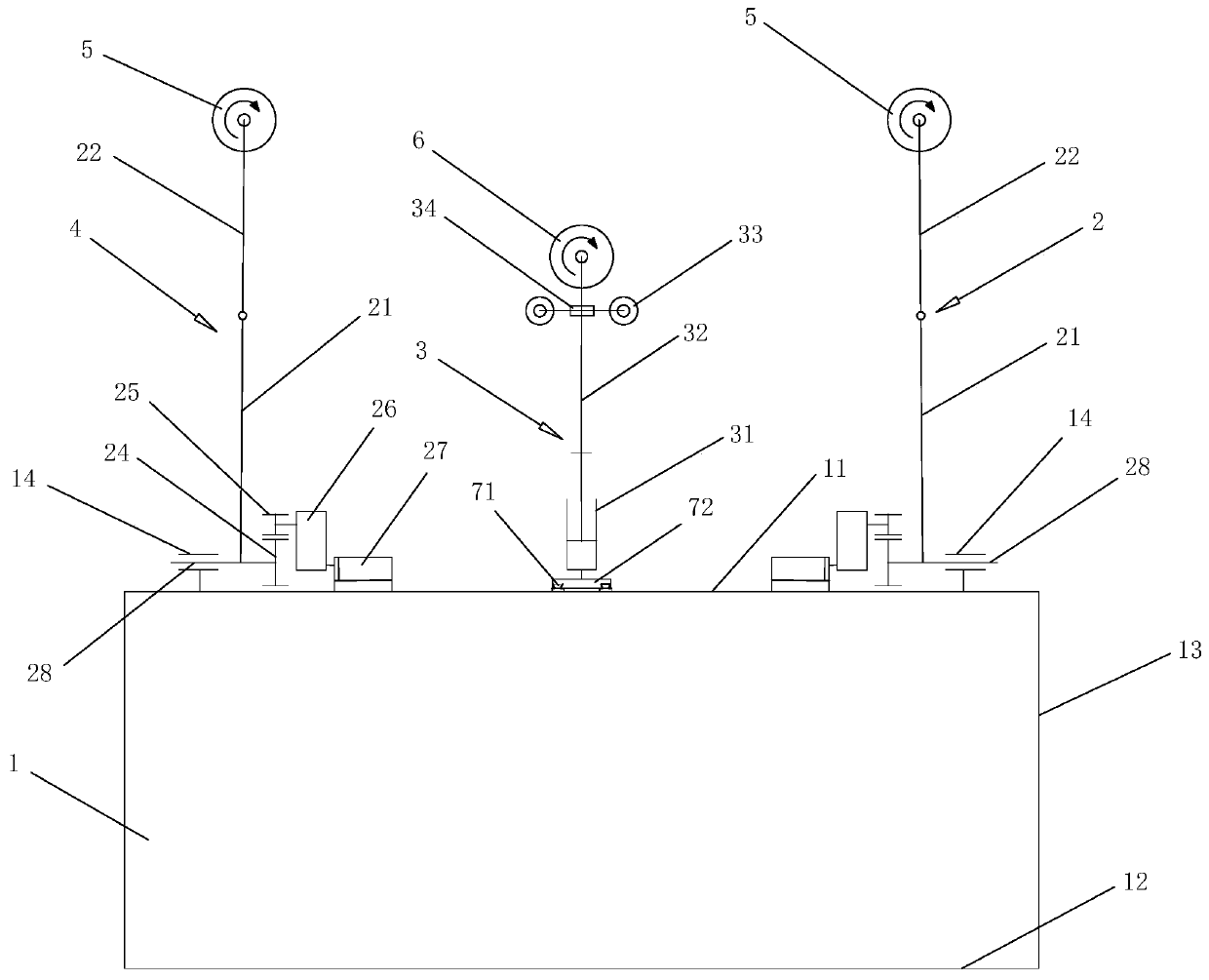 High-voltage transmission line inspection robot with multiple motion modes