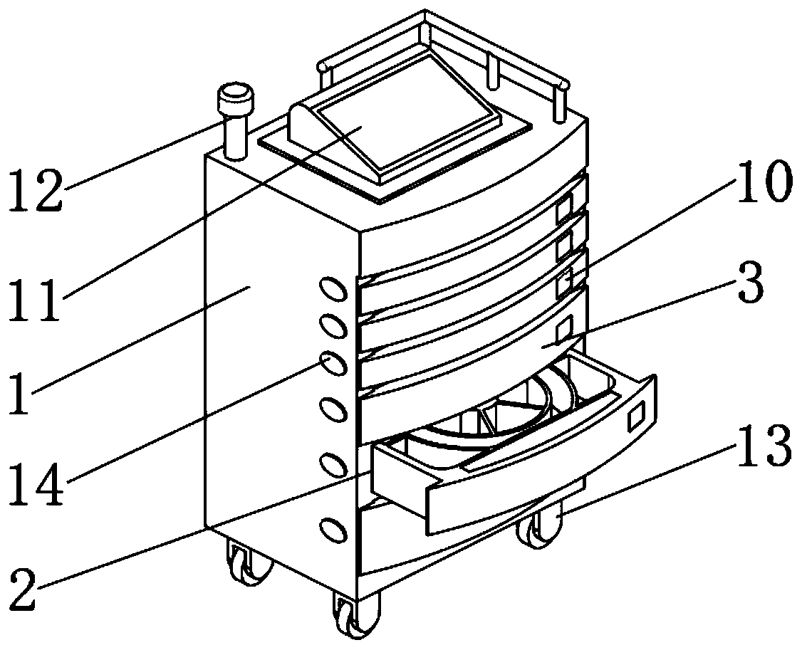 Full-automatic informationalized rescue carriage