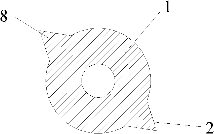 Fluid stirring paddle