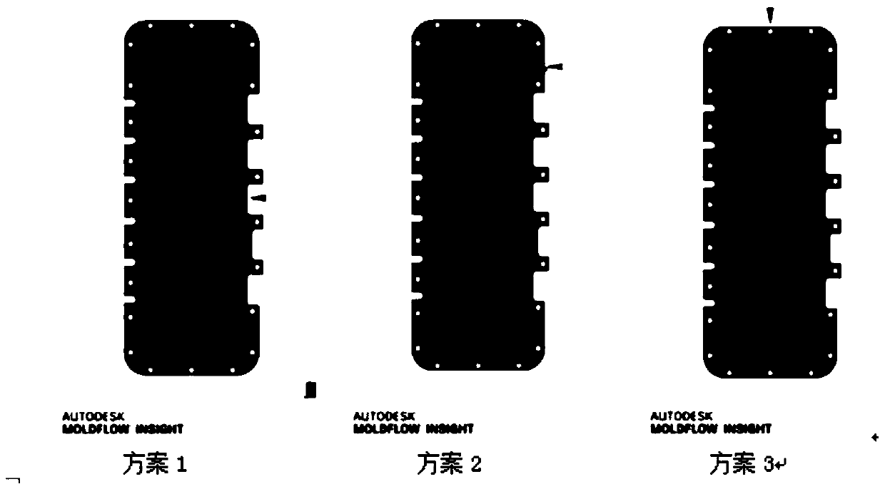 In-mold injection molding method of curved window