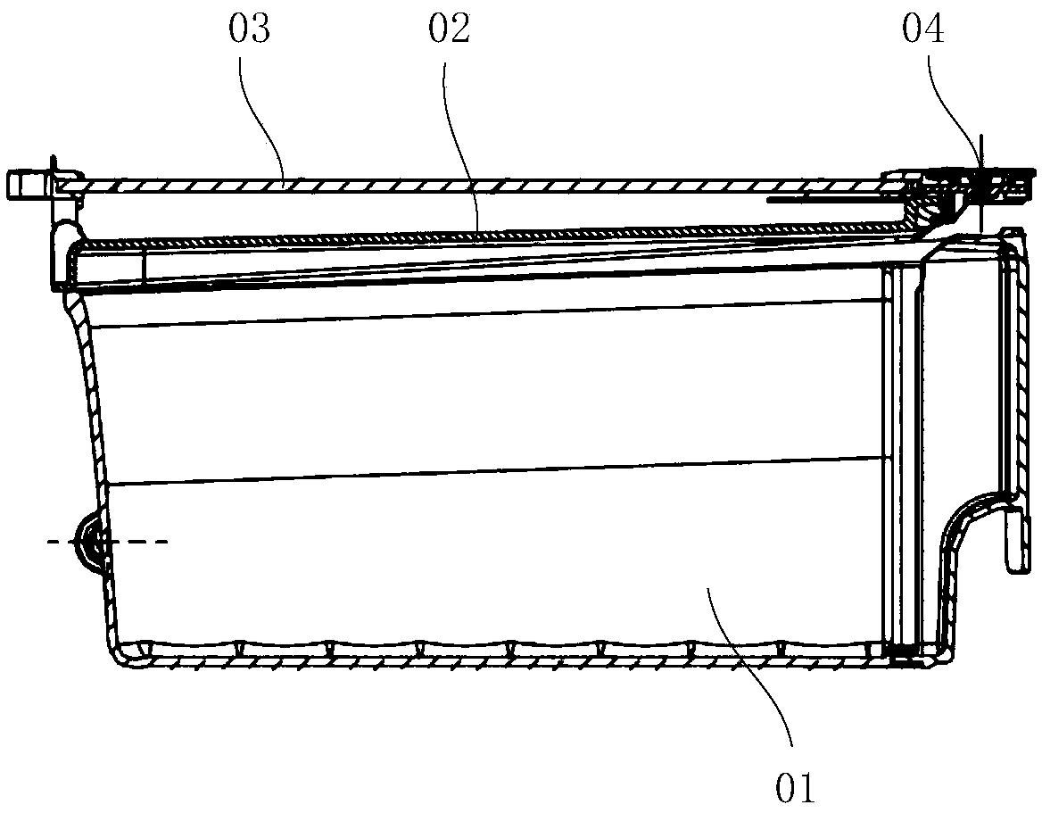 Refrigerator with humidity adjusting drawer