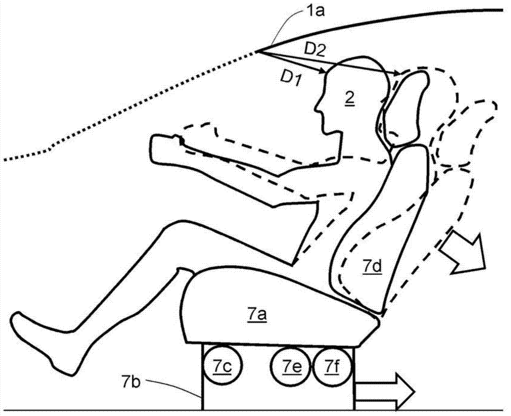 Apparatus and method for vehicle occupant protection in large animal collisions