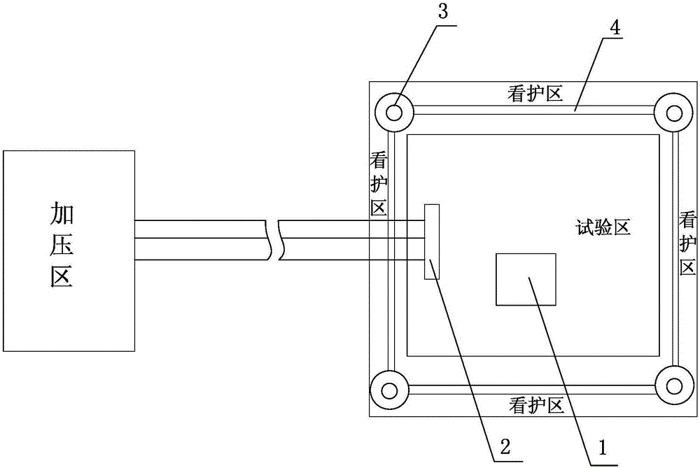 Power cable high-voltage test safety protection system