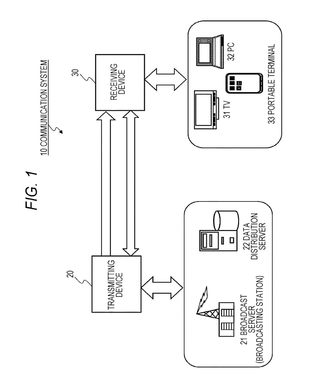 Receiving device, transmitting device, and data processing method