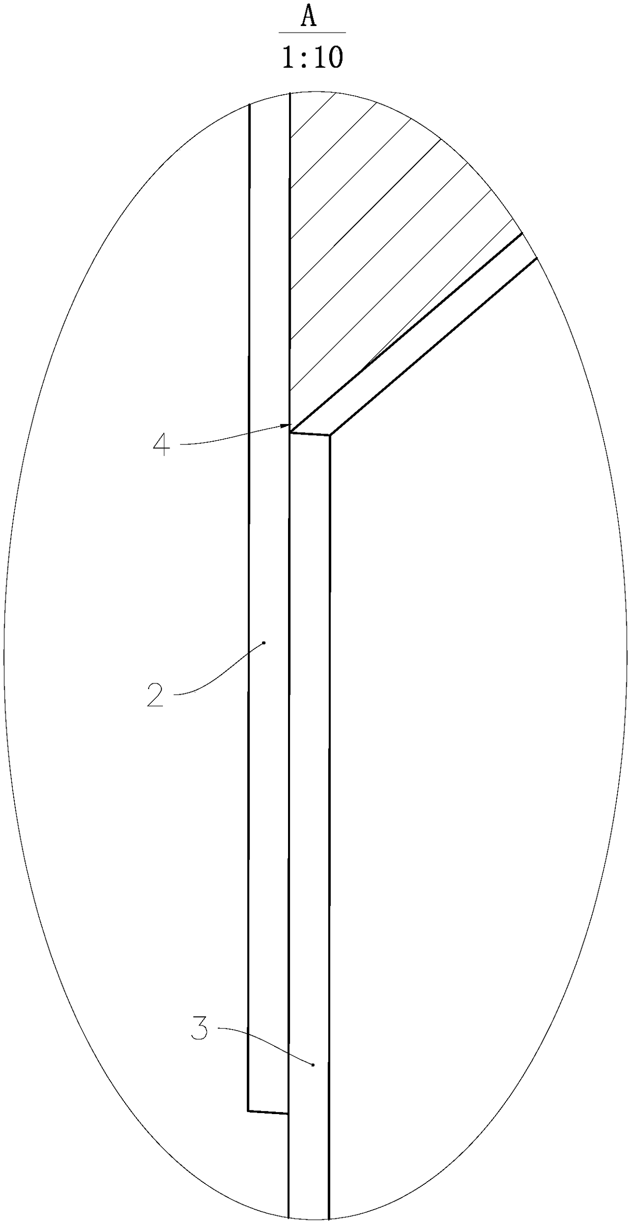 Longitudinal-size-adjustable curtain and production method thereof