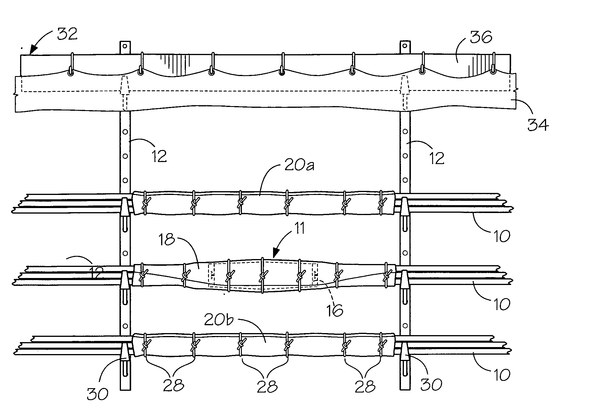 Passive fire protection system for energized electric utility facilities and method of installation