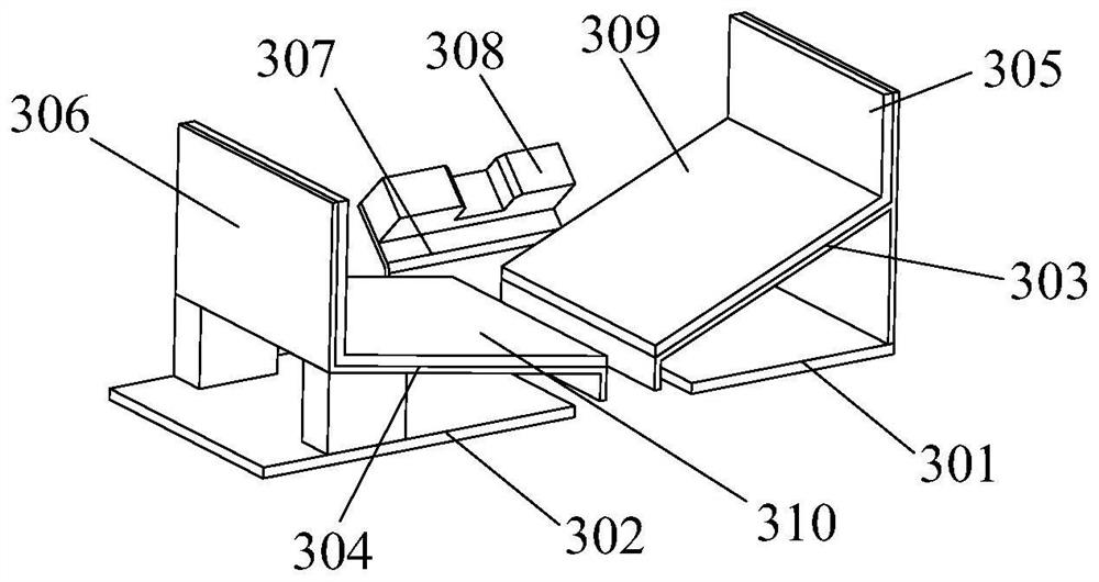 Automobile auxiliary muffler assembly sorting rack