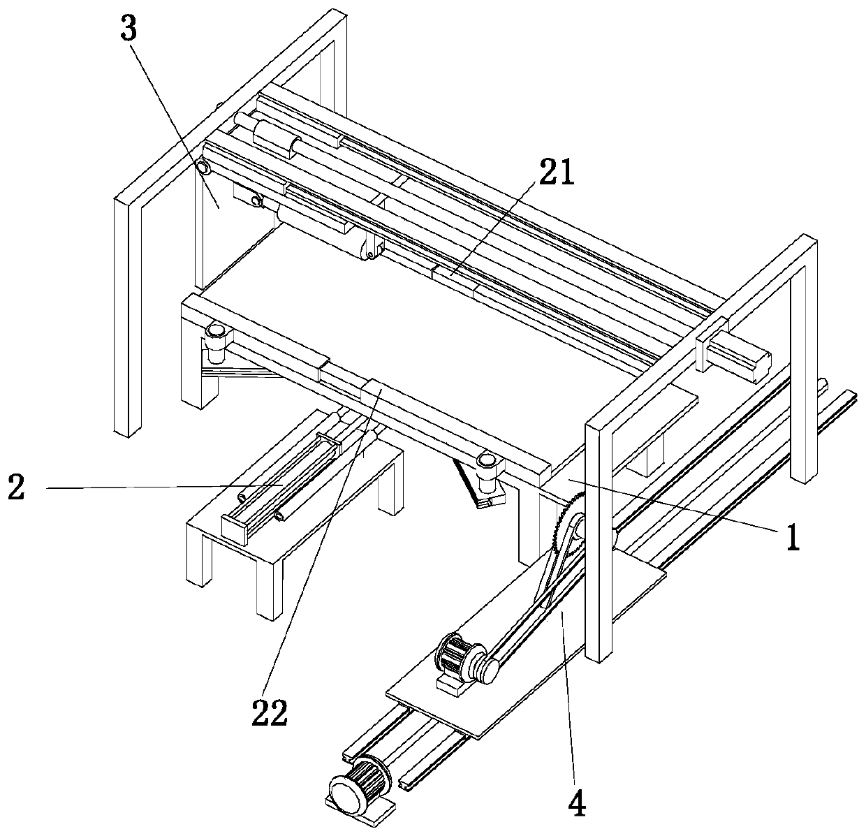 A working method of a semi-automatic cutting device for bakelite board