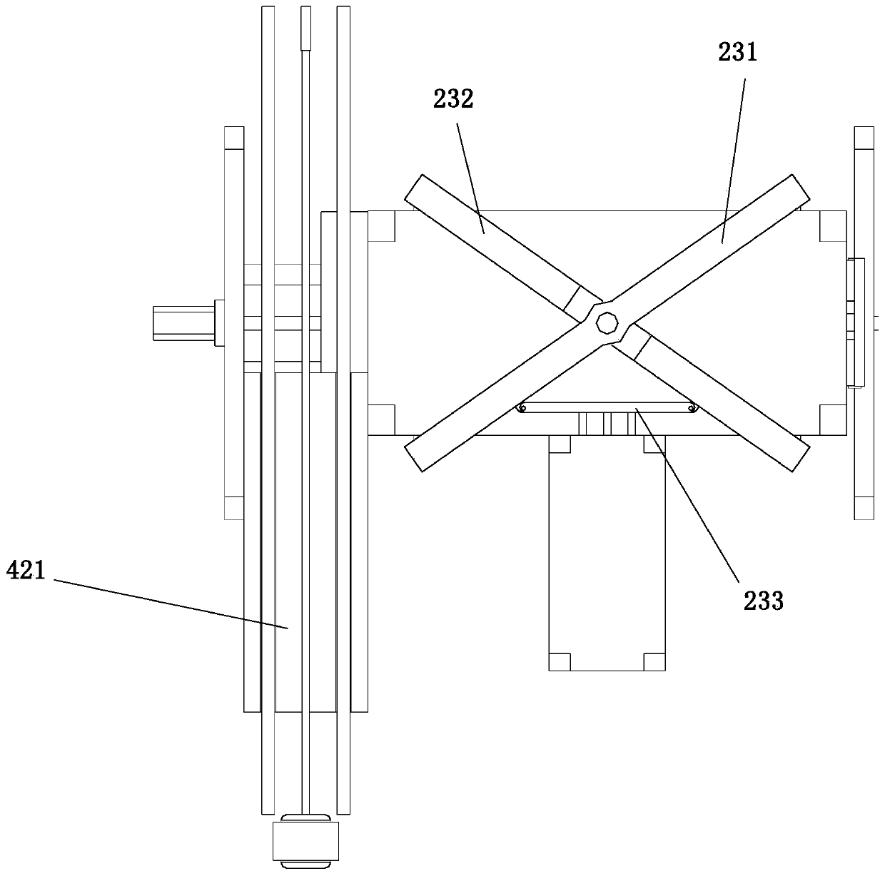 A working method of a semi-automatic cutting device for bakelite board