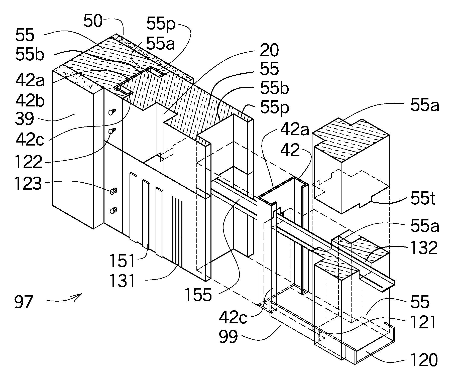 Structural insulating core for concrete walls and floors