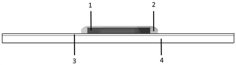 High-heat-dissipation perovskite nanosheet laser and preparation method thereof