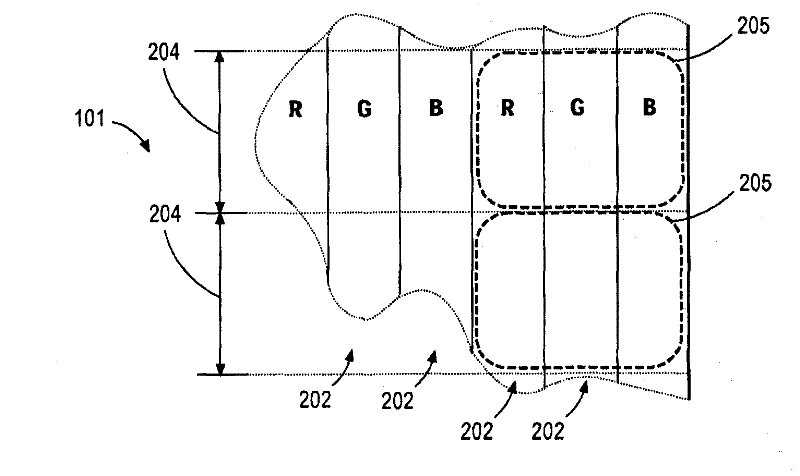 Neighborhood brightness matching for uniformity of tiled displays