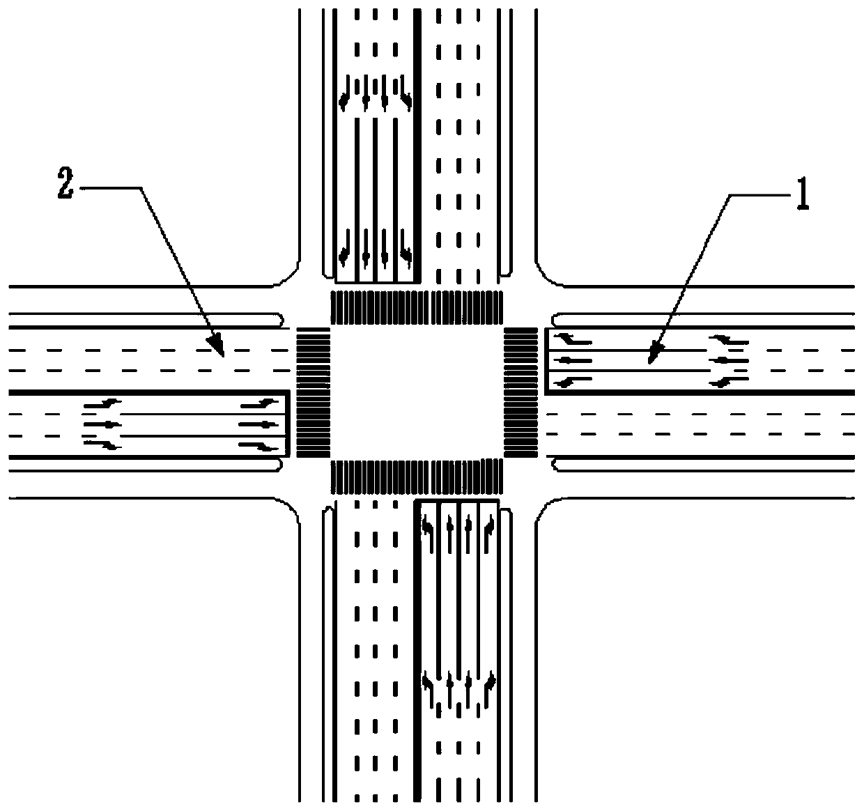 Traffic passage multi-target comprehensive optimization method