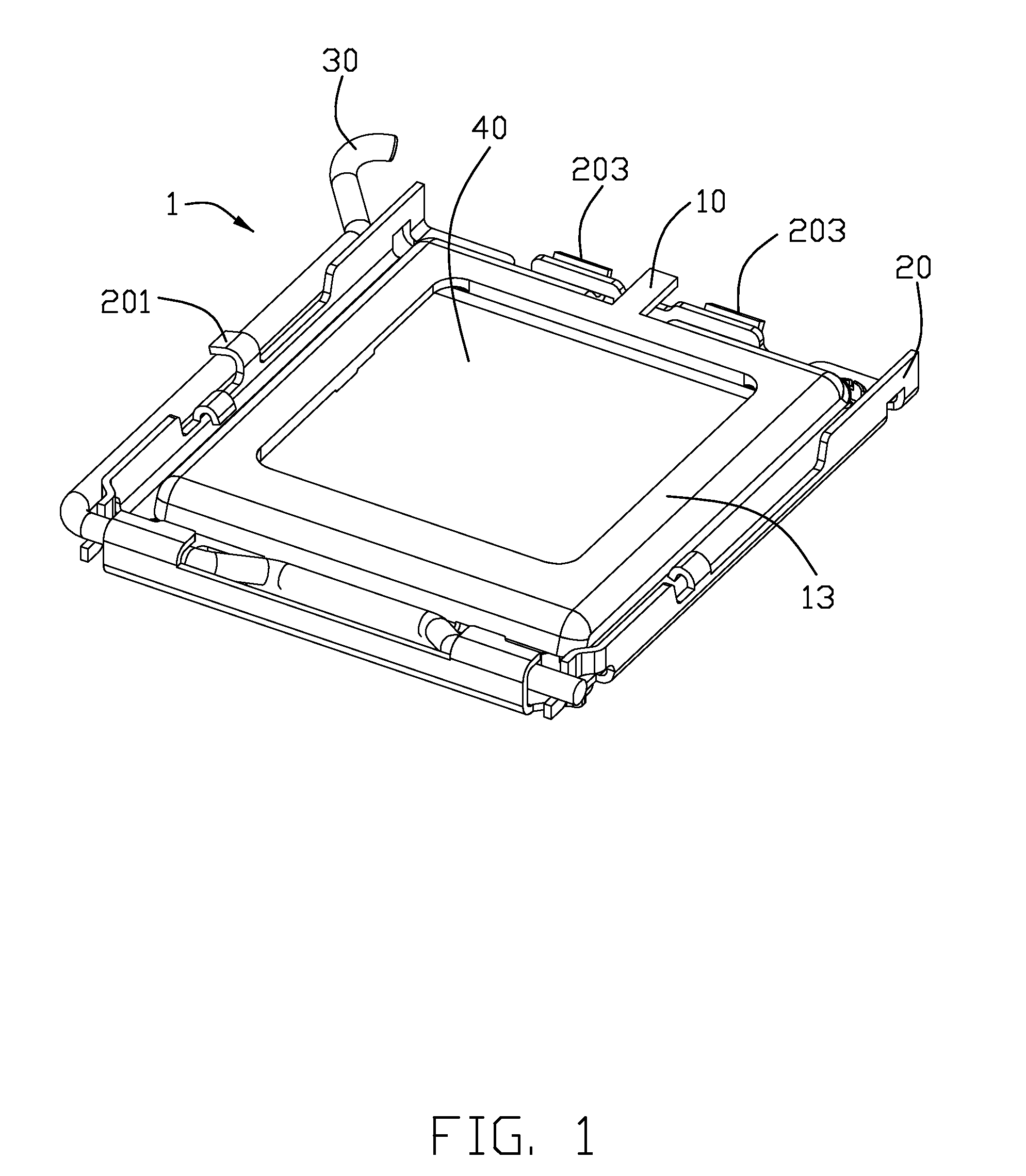 Load plate of land grid array socket connector and method of manufacturing the same