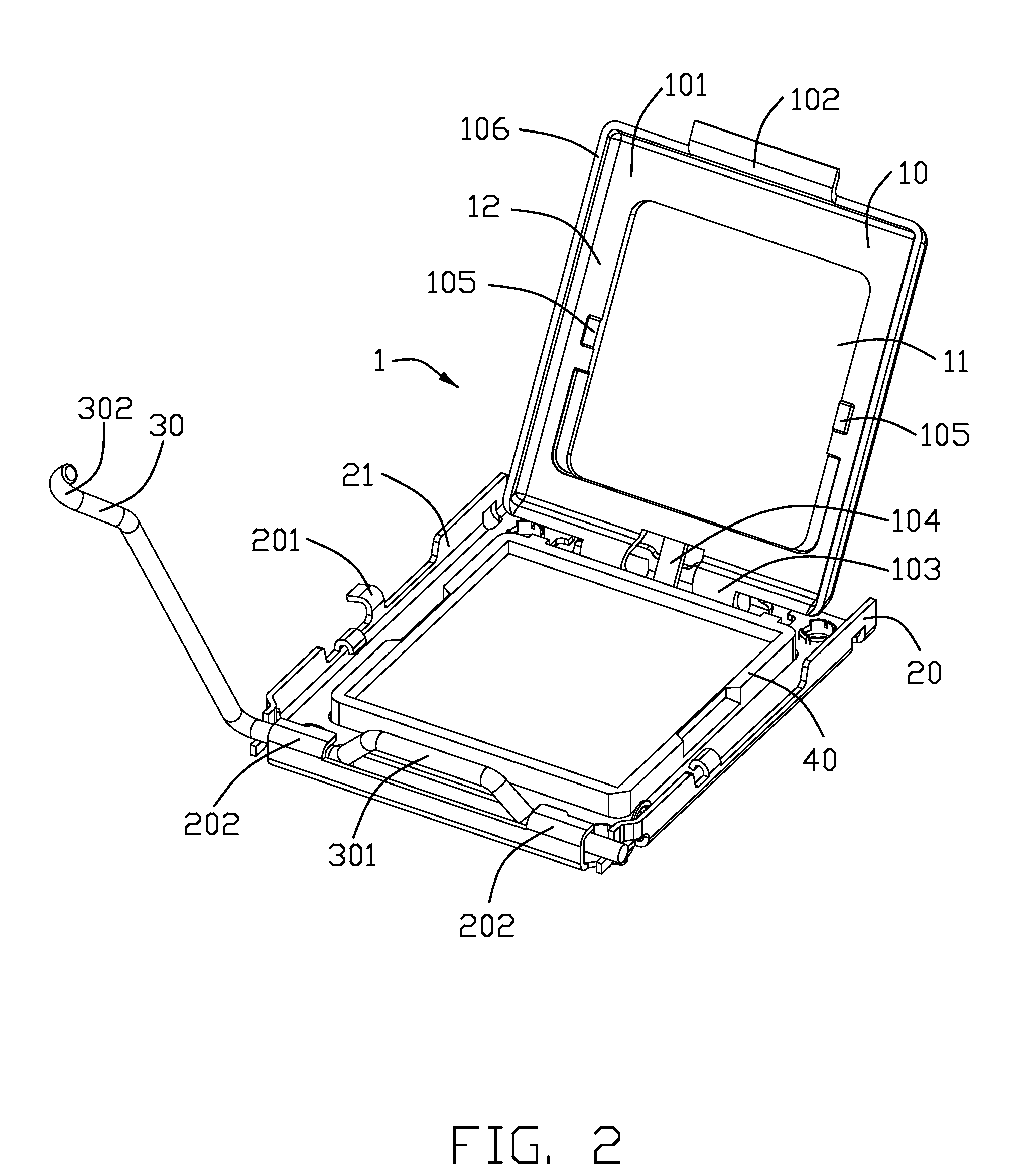 Load plate of land grid array socket connector and method of manufacturing the same