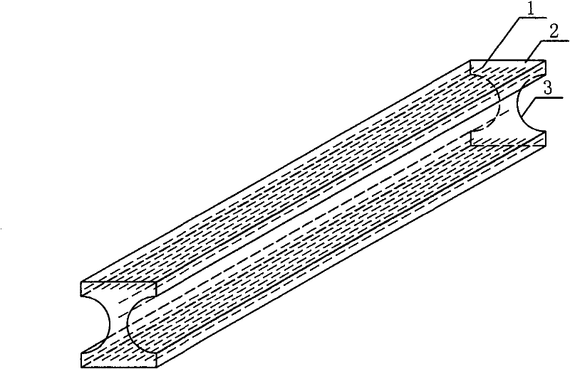 A kind of open high-strength concrete prefabricated pile and its pile form, centrifugal manufacturing method